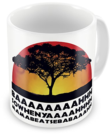 iMage Tazza Mug Cerchio della Vita il risveglio in Africa- Famosi Bianca