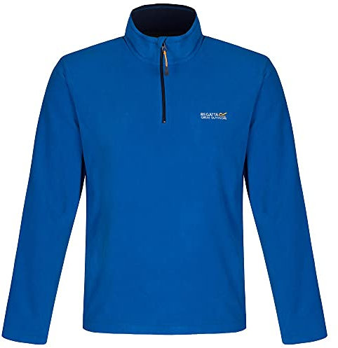 Regatta Great Outdoors Herren Thompson Fleece-Top mit Reißverschluss bis zur Brust (2XL) (Oxford Blau/Marineblau)