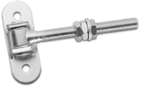 SOTECH Torangel 190 mm mit Befestigungsplatte M16 verstellbar Torbeschlag Torband Konstruktionsscharnier