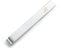 HONEY BEAR 5.4cm Herren Briefe Initialen Krawattennadel Krawattenklammer für Normale Krawatte Edelstahl Tie Clip，Gebürstetes Silber (B)