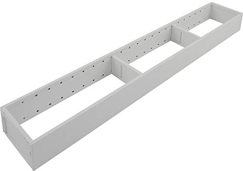 BLUM AMBIA-LINE Schubkastenrahmen schmal, NL650mm, Stahl seidenweiß matt