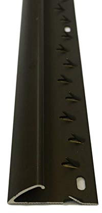 Single Edge Carpet Metal Door Bar Trim (900mm, Dark Bronze)