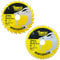 2 x SCCSFK184CR SabreCut Lame de scie circulaire 184 mm 24T 40T x 30 mm Compatible avec Makita Milwaukee Ryobi et bien d'autres