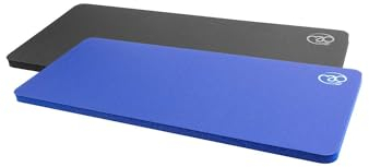 Yoga-Mad Fitness Yoga Kniepolster | Fitness Kniematte | Umweltfreundliches NBR | Rutschfeste Trainingsmatte | Dicke 15 mm | 61 cm x 25 cm x 15 mm | Bietet Unterstützung für Ellbogen