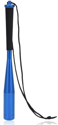 Cyrank Fishing Hammer, Aluminum Alloy Fish Knock Tool with Soft EVA Handle, Blue, 107g
