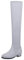 MJIASIAWA Mujer Invierno Sobre La Rodilla Moda Tacón Bajo Botas Stretch Sin Cordones Punta Redonda Comfy Warm Botas Altas De Muslo Gris Talla 40 EU/41 Asiática