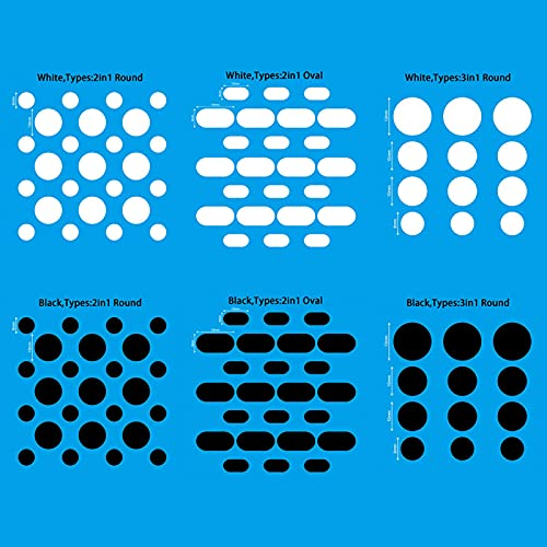 Faderr Webcam-Aufkleber, Webcam/Kamera-Vinyl-Abdeckungen, zurückhaltbarer Webcam-Aufkleber, funktioniert mit Ihrem Laptop (schwarz)