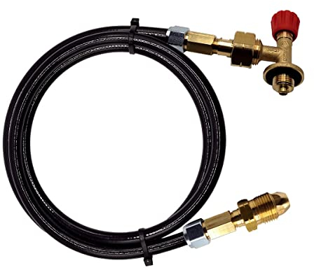 Adaptateur pour bouteille de gaz de camping 901, 904, 907 vers prise britannique POL avec tuyau de 8 mm 2 m