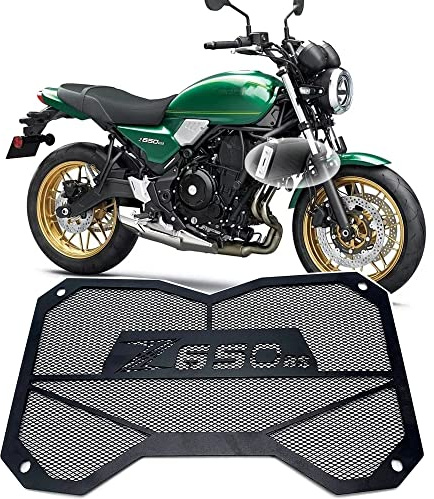Grille de protection de radiateur compatible avec Kawasaki Z650RS 2021 2022, Noir