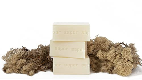 sapor Bio Trockenseife, neutral, sensitive Arztseife, 10 Stück, Naturseife, Blockseife, vegan