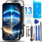 DIGI4U LCD für iPhone 13 Display Bildschirm Ersatz, 6,1 𝑭𝒖𝒍𝒍 𝑯𝑫 𝟯𝑫 𝑻𝒐𝒖𝒄𝒉 𝑻𝒓𝒖𝒆𝑻𝒐𝒏𝒆 𝑭𝒂𝒄𝒆 𝑰𝑫 für iPhone 13 Display Digitizer Reparaturkits(A2482, A2631, A2634, A2635, A2633)