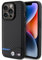 BMW BMHCP15S22NBCK Hülle für iPhone 15 6.1 Schwarz Leather Carbon