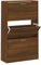vidaXL Schuhschrank Schuhablage Schuhregal Schuhständer Schuhaufbewahrung Schuhkipper Schuhkommode Braun Eichen-Optik 63x24x103cm Holzwerkstoff