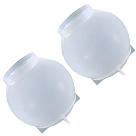 EXCEART 2sets Form Oval Dome Formen Kugel Silikon Kristall Formen Für Kristall Der 2 Stücke * 2