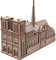 Mr PLAYWOOD - Cathédrale Notre-Dame - Maquette en Bois à Assembler soi-même - sans Colle ni Outils - A partir de 14 Ans.