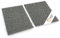Feuerfest 123 - Feinstaubfilter Kaminofen Angeschrägt 155x120x18 mm, Kompatibel mit Olsberg, Feinstaub Rußfilter zum nachrüsten Kamine & Öfen, hitzebeständig bis 1.650 °C