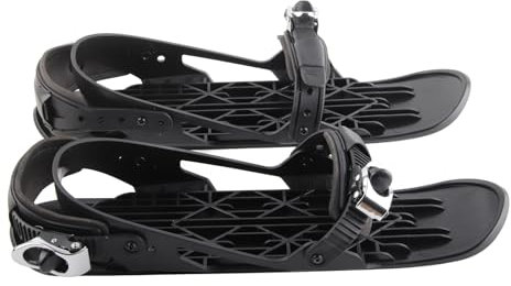 plplaaoo Skischuhe, Ski-Skates, Mini-Ski-Skates, Snowboard-Zubehör, Schnee-Skateboard-Schuh, Mini-Ski-Skates, Kurze Schnee-Skateboard-Schuhe, Snowblades-Bindungen Für Winter-Outdoor-Sportarten