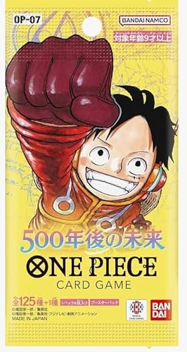 One Piece Card Game OP-07 500 Years in The Future Booster - Japonés con 6 cartas nuevas por Booster + Heartforcards® Protección de envío (1)