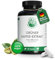 Cafeína Cápsulas 400 mg - Alta dosis con extracto de café verde - 180 cápsulas para energía y rendimiento máximo - Green Naturals