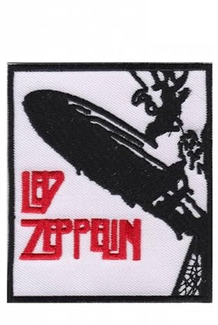 ARPatches Toppa ricamata termoadesiva con scritta Led Zeppelin First Album Rockband