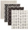 Focenat Paquete de 4 Paños de Cocina Suecos,Paño de Limpieza sin Olor,Paños de Esponja de celulosa Reutilizables,Paños de Cocina Lavables,Absorbentes y de Secado Rápido,Apto para Cocina y hogar