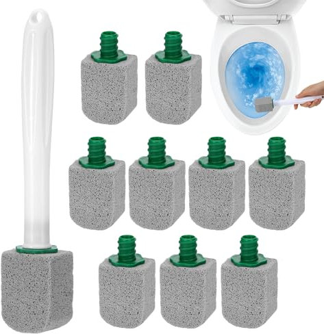 10 Piedras Piedra Pomez Inodoro, Piedra Pómez Reemplazable para Inodoro,Piedra Pomez para Pies para Inodoro,Piedra Pomez para Limpieza WC Natural para la Limpieza de Baños Piscina