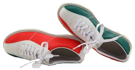 Fooceoute Mens Lace Up Bowling Shoes,Lawn Bowling Trainers,Ladies Bowling Shoes,Lawn Bowls Shoes,Lawn Bowls Shoes Mens,Breathable Lightweight,Soft Leather,For BeginnersFor Indoor And Outdoor