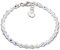 Schöner SD Feines Armband 4mm Kristallperlen Crystal Aurora Boreale