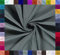 0,5m Baumwoll-Jersey uni 8% Elasthan Baumwollstoff elastisch Meterware Jersey-Stoff Oeko-Tex Kl 1, Farbe:graublau