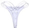 IQYU Maillot de bain sexy en V - Tankinis - Pour femme - Montre radio-pilotée - Date numérique, Blanc., M