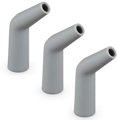 Neighbour's Friend® Dampfreiniger Dampfdüsenaufsatz grau I 3x Gebogener Dampf Düsen Aufsatz I Zubehör Handdampfreiniger von Neighbour's Friend I Ersatzteil