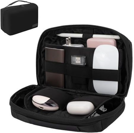 LENTION Cable Organizer Bag Electronics Accessories Organiser
