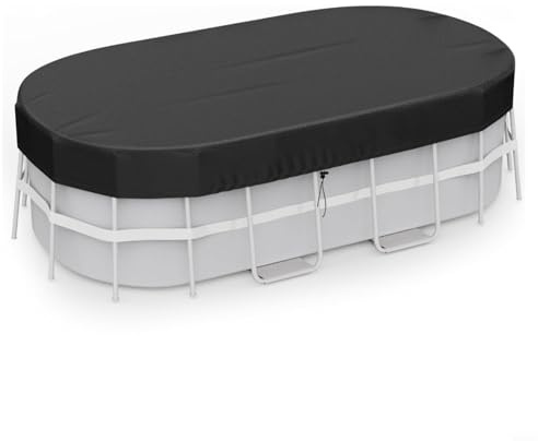 Bâche rectangulaire pour piscine hors sol - Résistante aux intempéries - Imperméable - Protection solaire contre la poussière - 2,1 x 3 m
