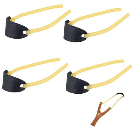 ALLY-MAGIC Steinschleuder, Zwille, Steinschleuder Gummi Ersatzgummi für Schleuder Langlebig Sportschleuder Schleudergummiband für Outdoor Sportarten Ideal für Outdoor Jagd E23-SGTHXJ