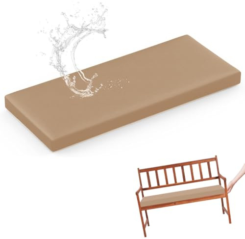 WLXFF Sitzauflage Bank Leder, Bankauflage Outdoor, Atmungsaktive Sitzkissen FüR Den Innenbereich, Hochdichte Bankauflage Mit Rutschfester Unterseite,No8,150X45X5CM