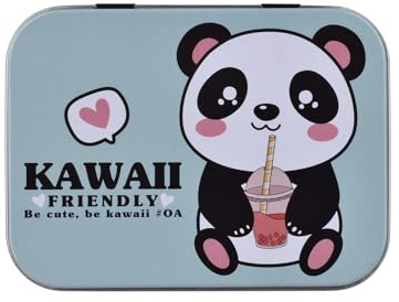 Home-Flair Kinder Pflaster-Box mit 24 bunten Motiv-Pflastern in Metalldose – Hautfreundlich & Wasserabweisend – Motive: Paw Patrol, Hello Kitty oder Glücksbärchis (Kawaii, 3 Boxen)
