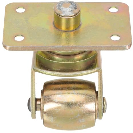 VINTORKY Upright Piano Caster Wheel Accessory with Quiet Rolling Bearings Exquisitely Made Steel Single Roller 57mm Height Golden Piano Caster for Smooth and Sturdy