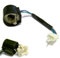 gy6-ersatzteile_de FRONT HAUPT SCHEINWERFER ANSCHLUSS LEITUNG BA20d FASSUNG für BAOTIAN BENZHOU YIYING REX RS AGM KYMCO FLEX TECH BENERO ERING JMSTAR YIBEN ZNEN CHINA ROLLER
