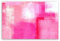 Bilderdepot24 hochwertiges Leinwandbild XXL - Pink Abstract - 120 x 80 cm einteilig | Wanddeko Wandbild Wandbilder Bild auf Leinwand | 2204 C abstraktes Bild Pink Rosa