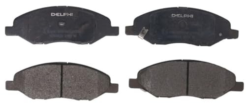 DELPHI LP3169 Bremsbelagsatz Bremsbeläge Vorne ohne Zubehör Kompatibel mit NISSAN MICRA III K12