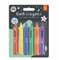 123 BABY Play-tec Bath Crayons for Draw, Develop Creativity, Imagination, Scribble and Make Bath Time Fun, Easy Washable Wipe Clean-6 Pack