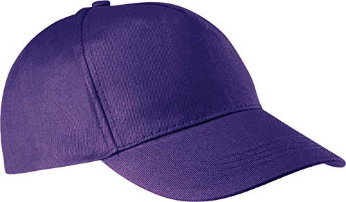 K-up Casquette en Coton - 5 Panneaux - Violet, One Size, Unisexe