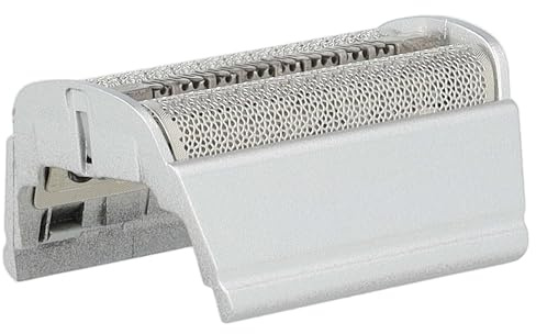 vhbw 1x Dual Shaver Foil compatible with Braun Flex Integral 5315, 5412, 5414, 5316, 5410, 5416, 5415 Electric Shaver + Frame, Silver