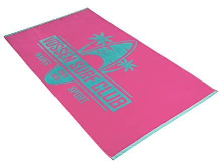 Vossen Surf Club Strandtuch 100 x 180 cm pink