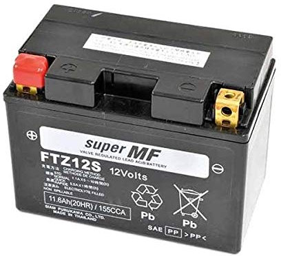 FB Battery - Batteria Moto Scooter FTZ12S per Honda SH300 - Yamaha T-Max530 (YTZ12S)