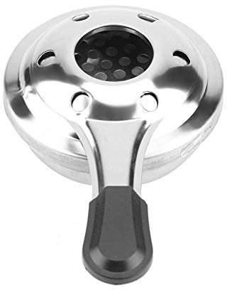 Qmee - Hornillo de alcohol portátil de acero inoxidable con quemador de alcohol para camping al aire libre o pánico