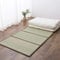 EMOOR Japanische Futon Matratze CLASSE 140 x 200 cm und Faltbare Tatami Matte (Igusa Matratze) Set, Faltbar Schlaf Traditionelle Boden Bett Pad Baumwolle