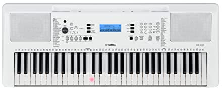 Yamaha EZ300 Tragbare Tastatur mit 61 Tasten und beleuchteten Tasten