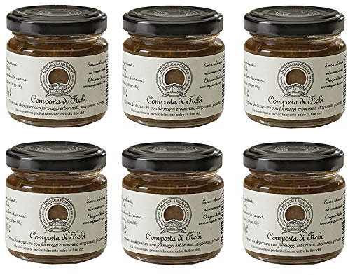 Azienda Agricola Prunotto Mariangela - 6 Vasetti Composta Di Fichi da 110 g (6x110g)