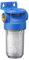 Mini Station Anti Calcaire pour Chauffe Eau raccordement facile à visser femelle 20x27 (3/4) avec cristaux polyphosphate fournis ORIA